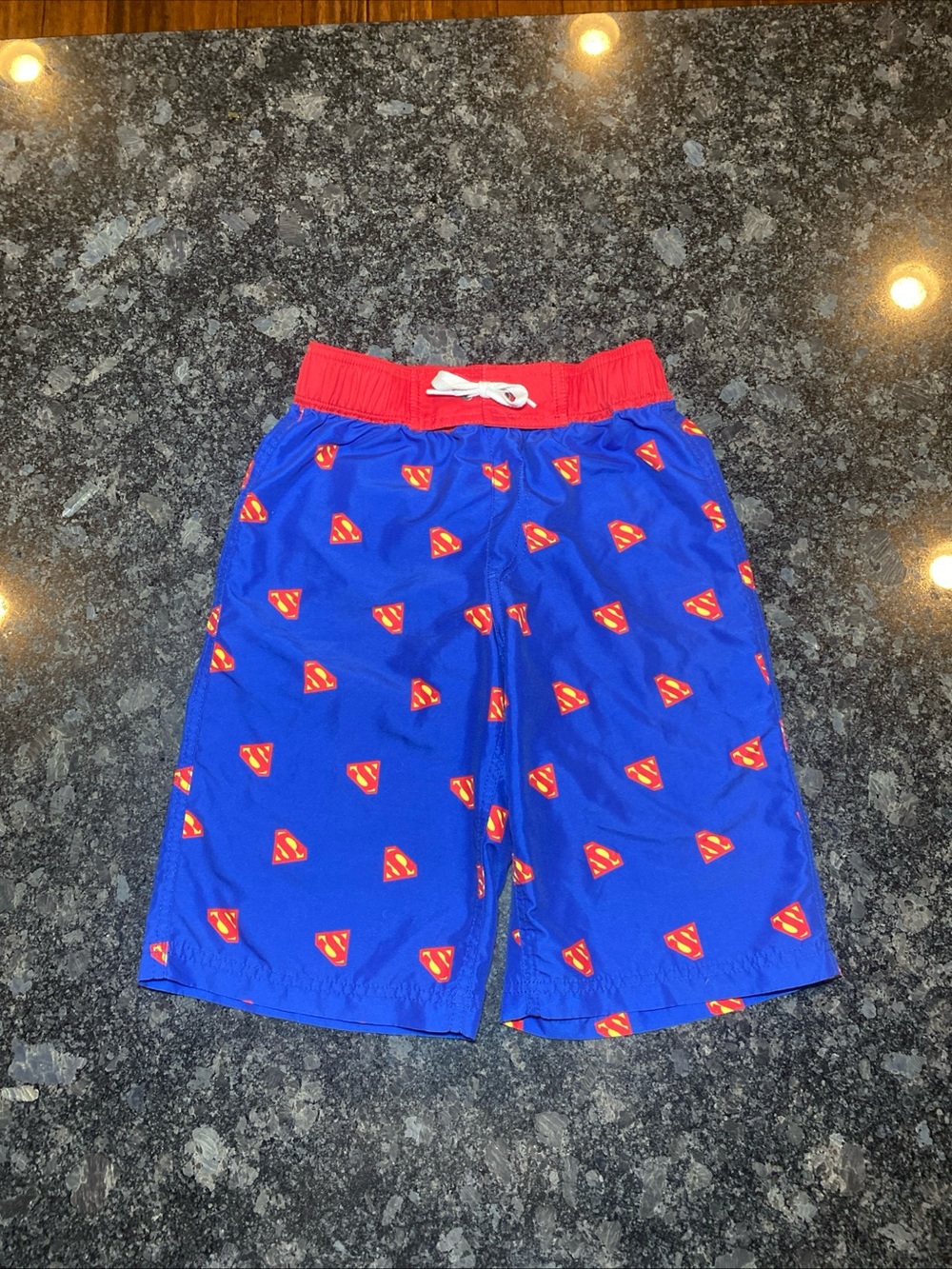 Hanna Andersson Superman Boys Swim Trunks Size 140 US 10